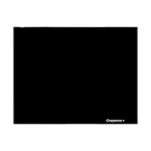 Carte De L'état Du Wyoming Du Vecteur | Silhouette noire avec majuscule Cheyenne | Téléchargement numérique