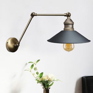 Antique Wall Sconce with Movable Body
