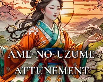 Ame-no-Uzume - Afstemming shinto-godin van de dageraad