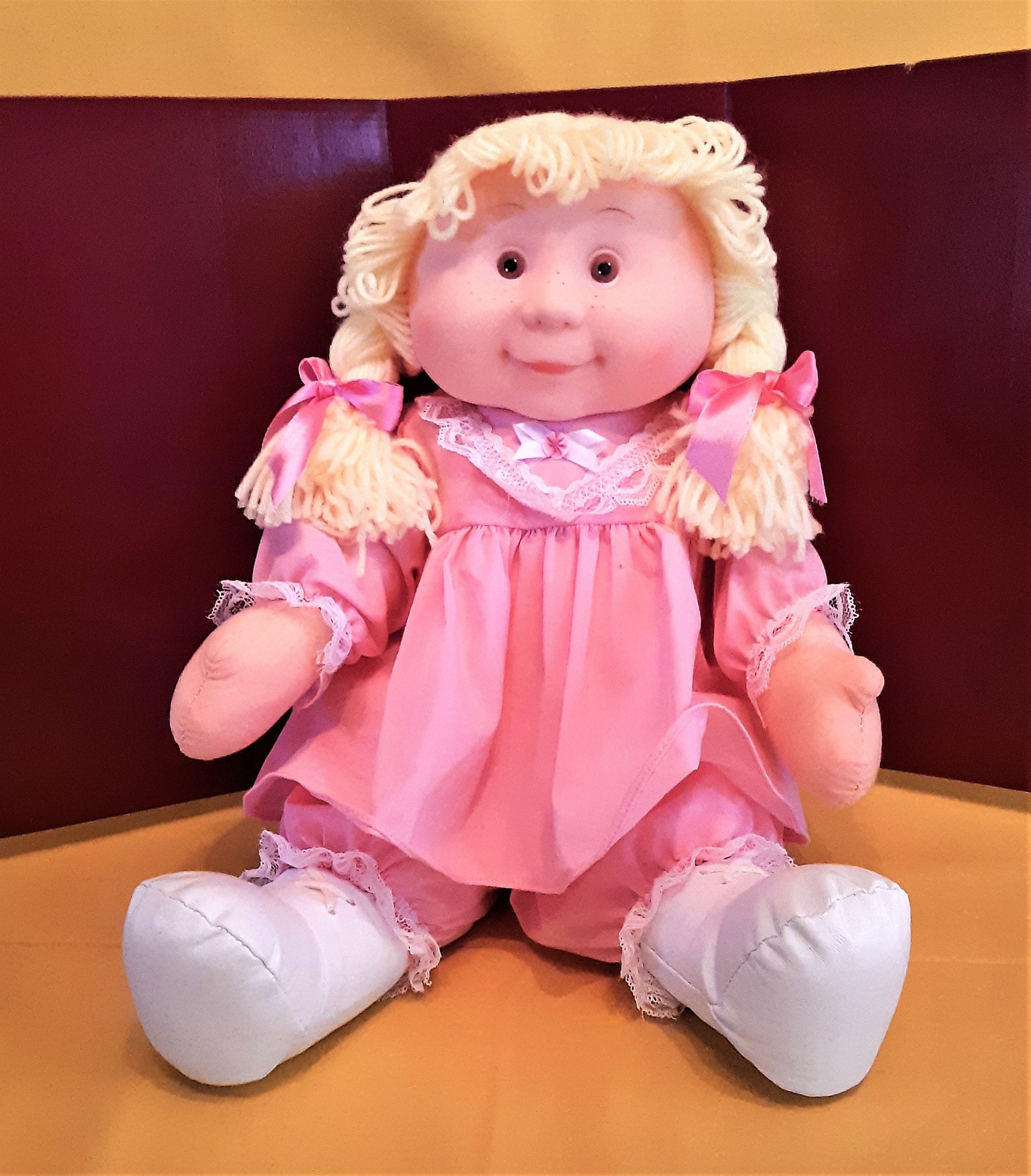 Vintage 1983 Blue Box Flower Kids Blonde Hair Doll Etsy UK