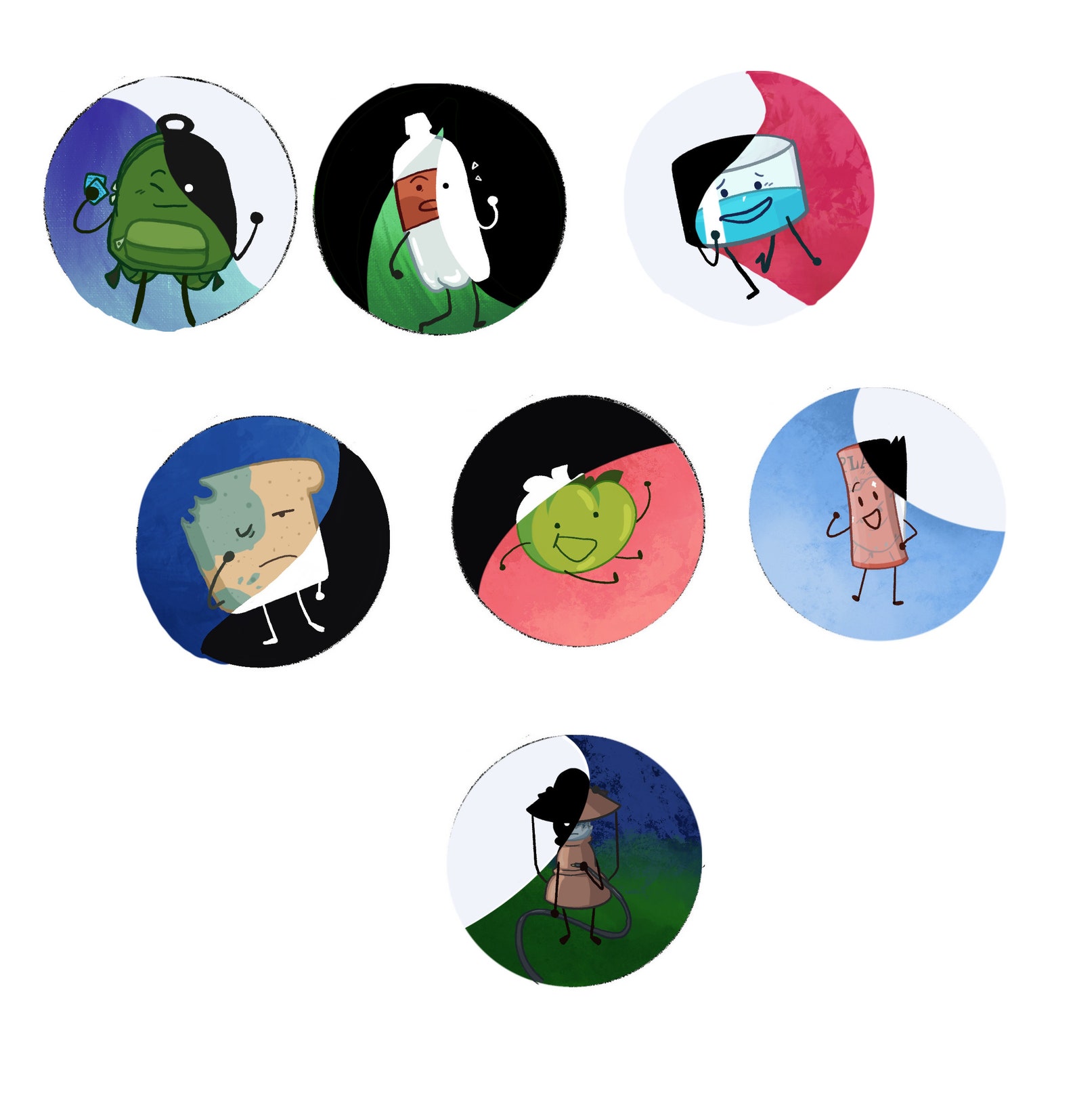 HFJONE Object Show Button Pins OSC Hfj One Hfj Etsy Australia