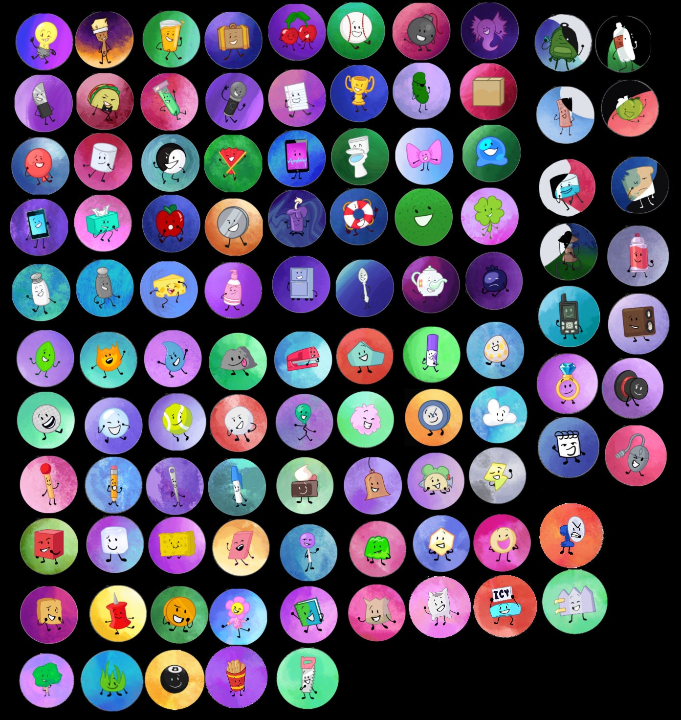 My BFDI Mini + BFDI Mini Again Tier List Maker! 