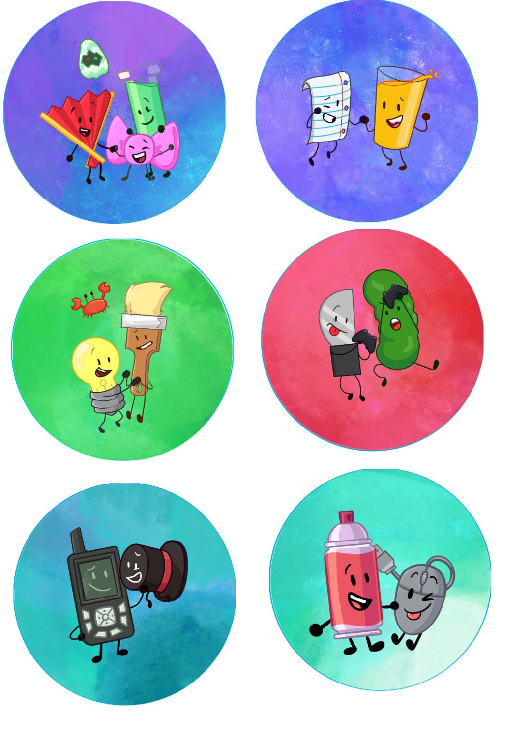 BFDI Fanmade Assets One : r/BattleForDreamIsland