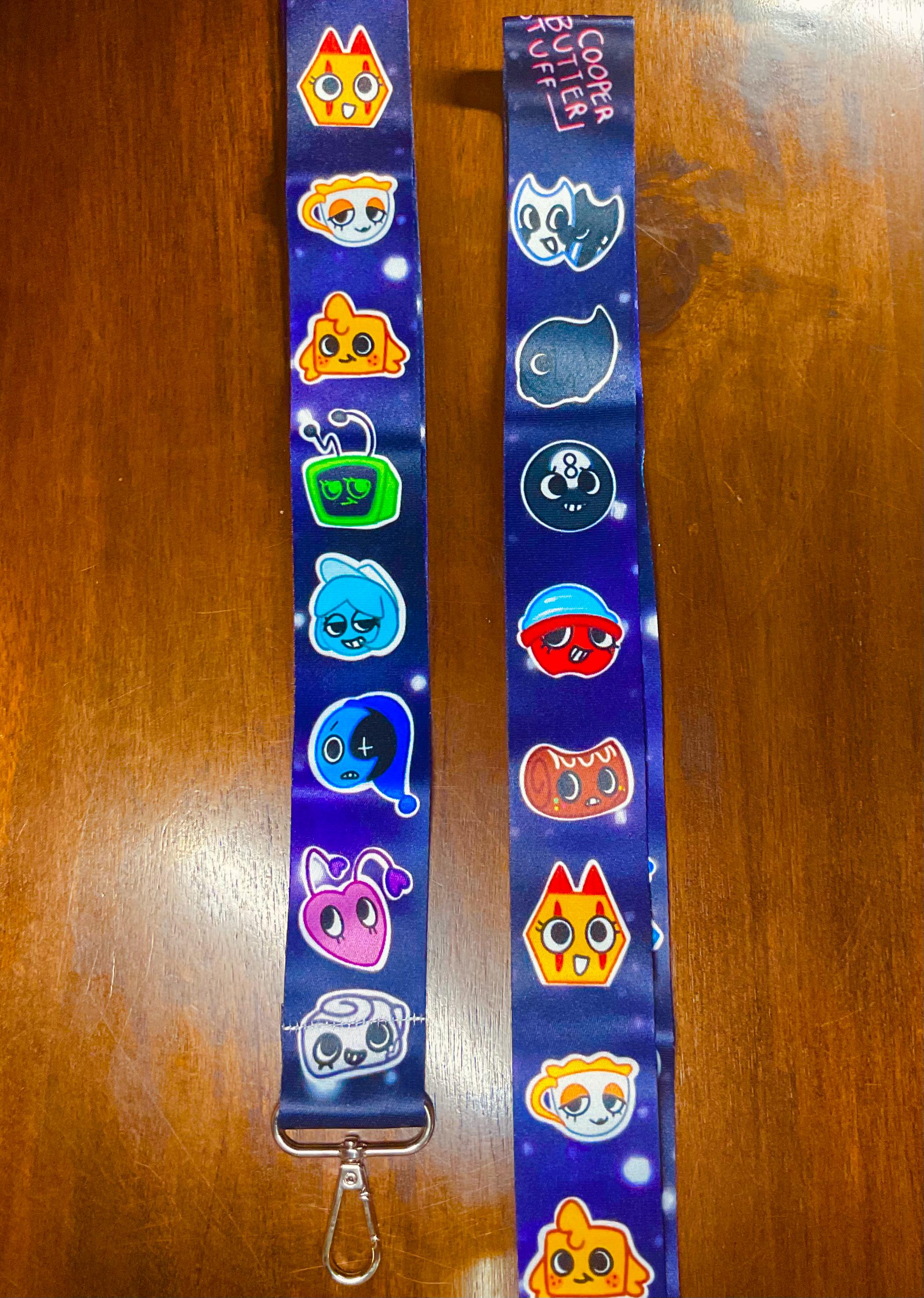 Dandy's World Character Lanyard and Dandy Badge Reel Roblox - Etsy