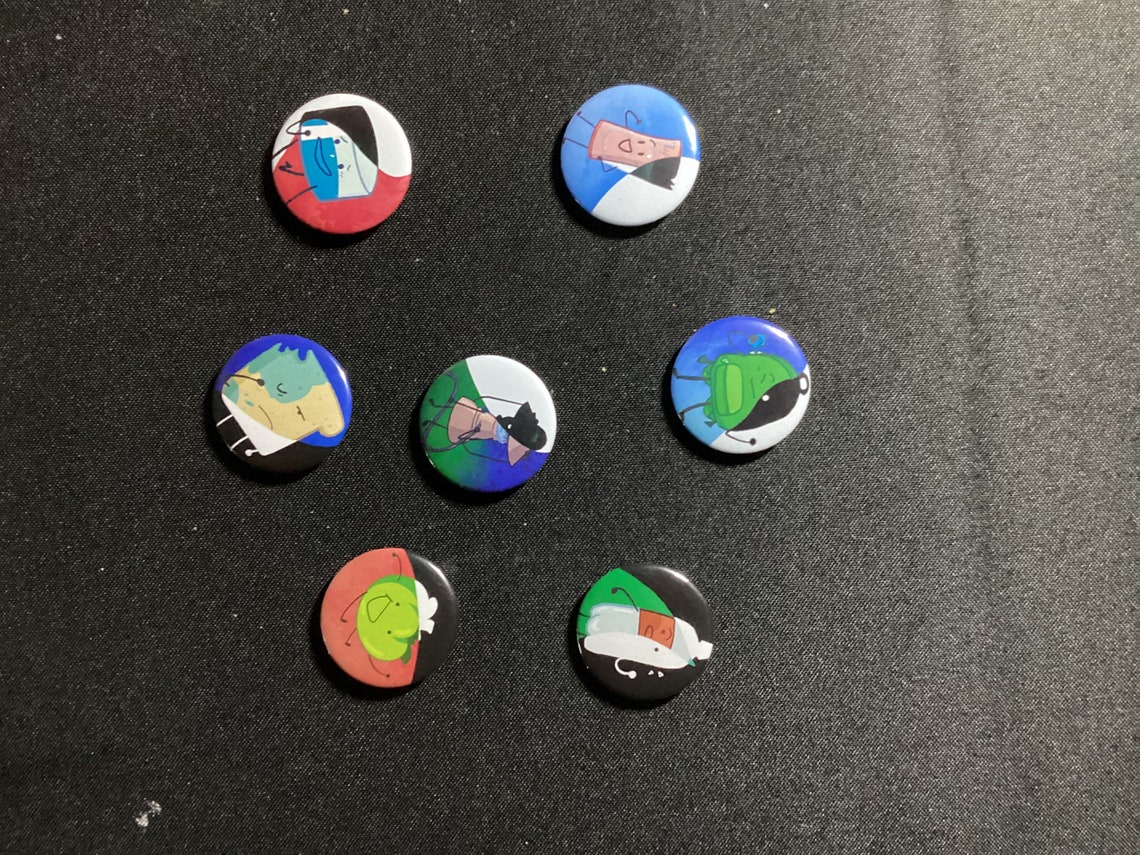 HFJONE Object Show Button Pins OSC Hfj One Hfj Etsy Australia