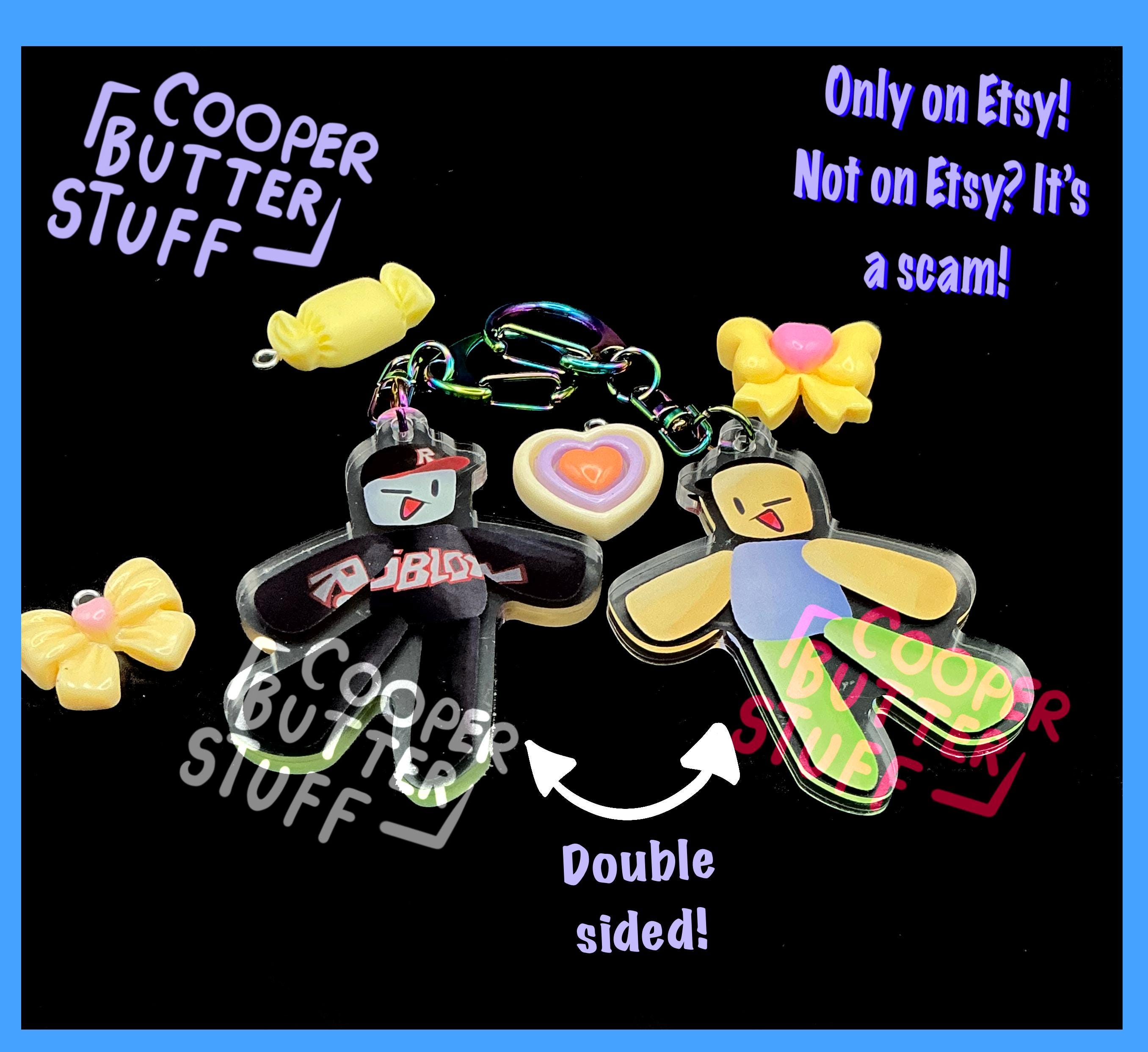 アクセサリー NOOB Noob and Guest Keychain Roblox Gaming Merch - Etsy