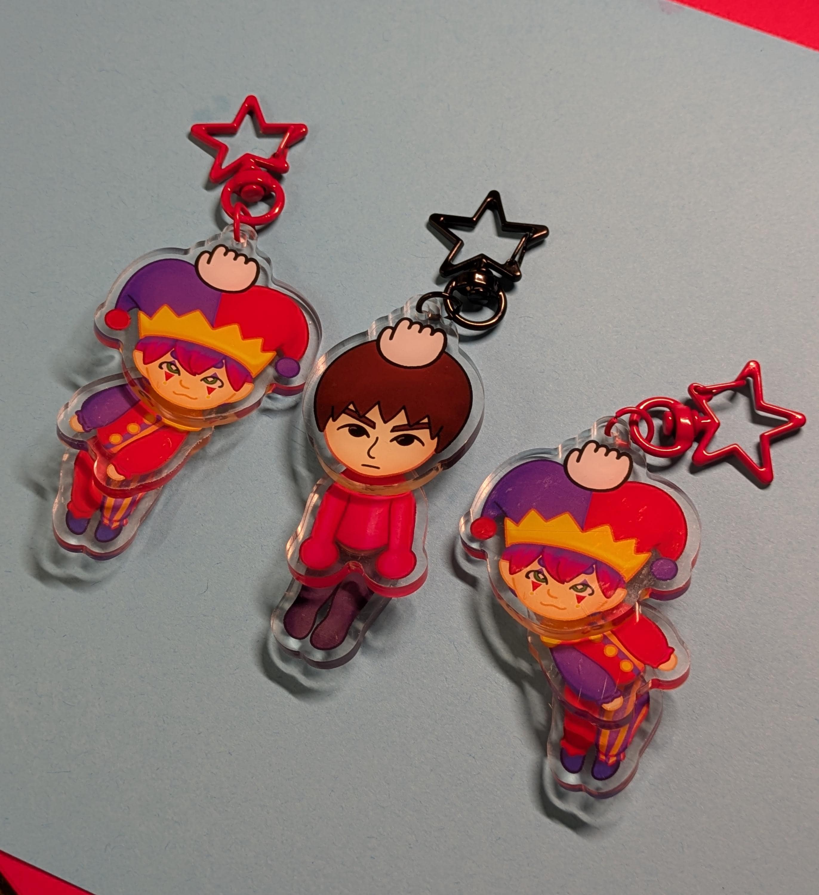 Swinging Tomodachi Life Keychains Living the Dream Hugh Morris