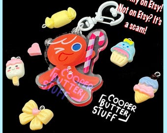 Cookie run gingerbrave CooperButterStuff keychain
