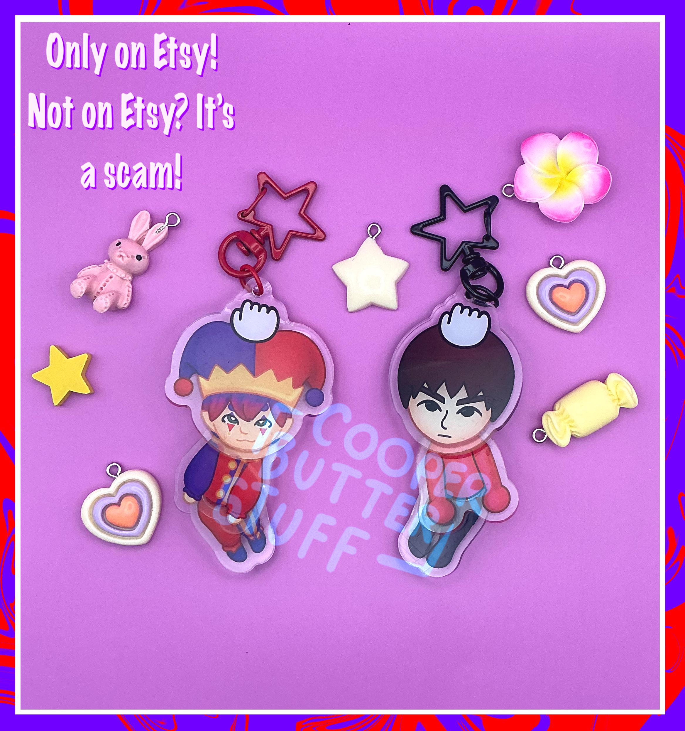 Swinging Tomodachi Life Keychains Living the Dream Hugh Morris