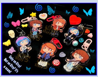 Life is Strange girl keychains CooperButterStuff Chloe price max Caulfield Rachel amber