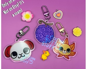 Ocean pirate anime CooperButterStuff symbol keychains