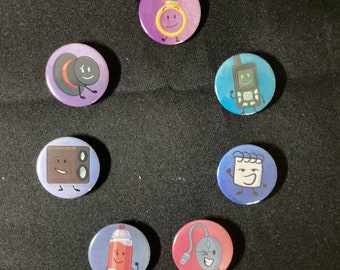 The Nightly Manor Object Show pins fanart buttons TNM