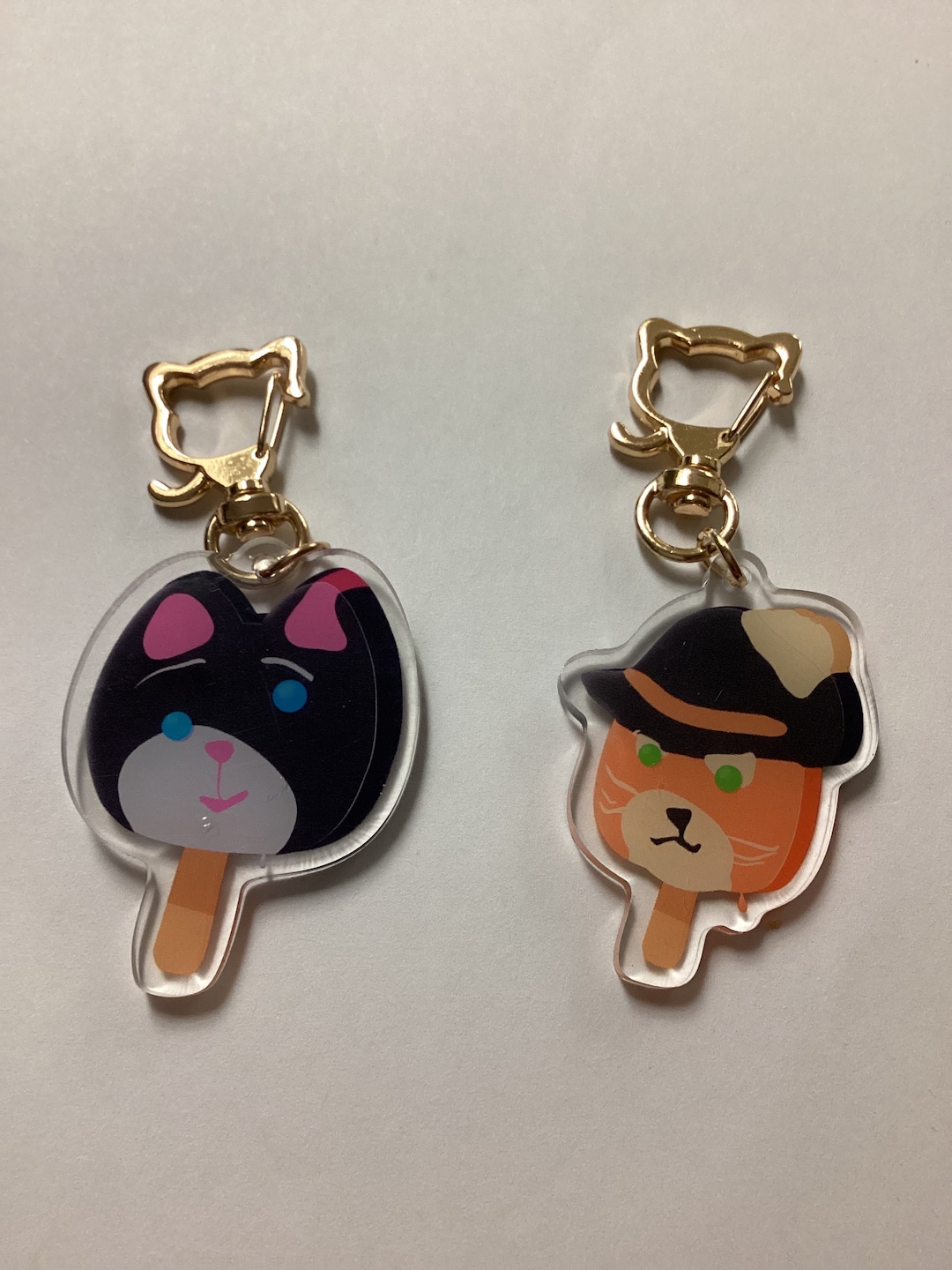 Puss in Boots Characters as Popsicles Keychains Etsy