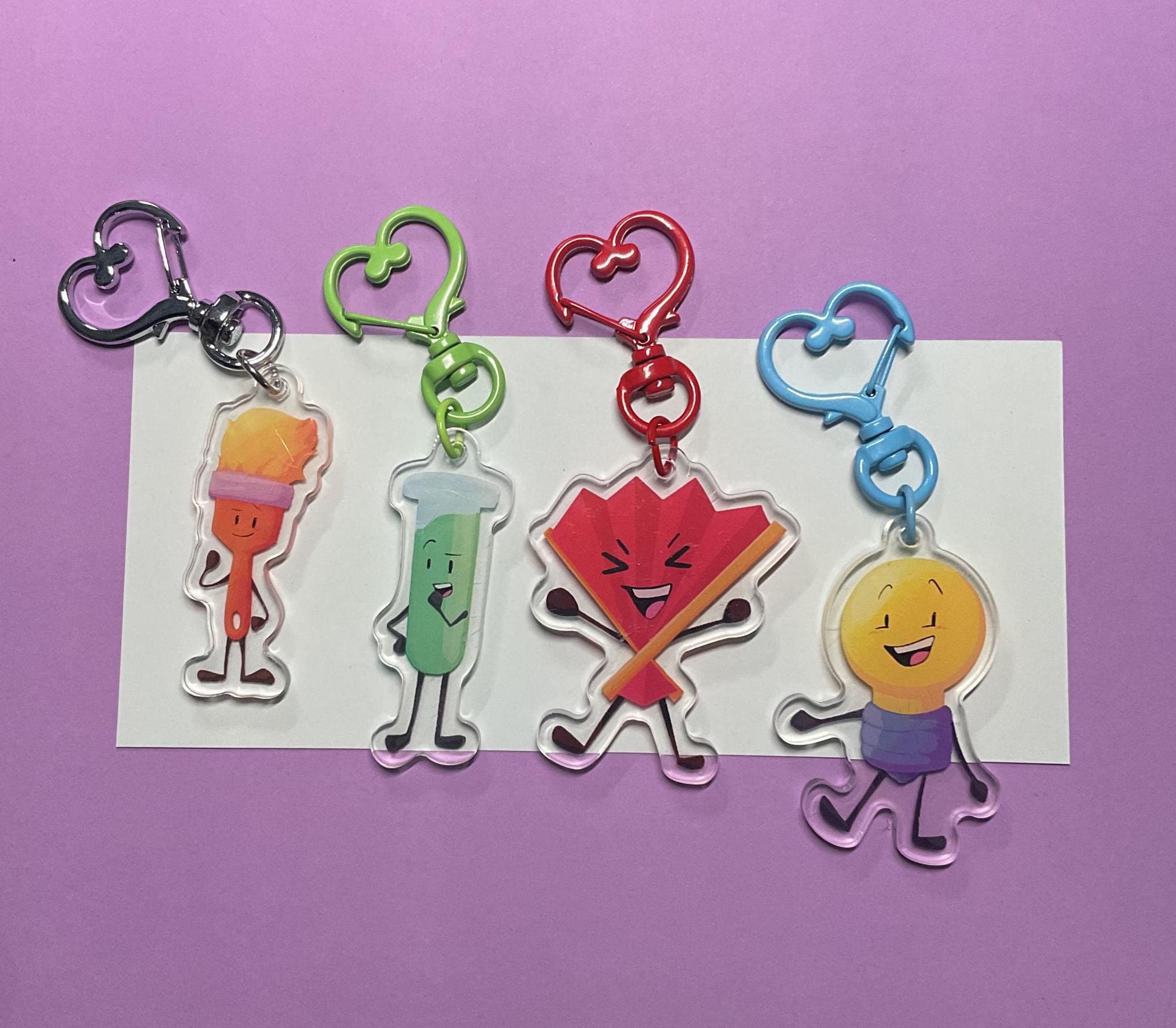 kiehls bright直筆サインバッジ　brightwin 2gether The Bright Lights Keychains Inanimate Insanity Object Show Osc