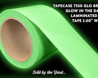 Sprzedawane w rozmiarze: Taśma klejąca 7550 Glow in the Dark HD Lamination Tape Case, 3,00” szerokości
