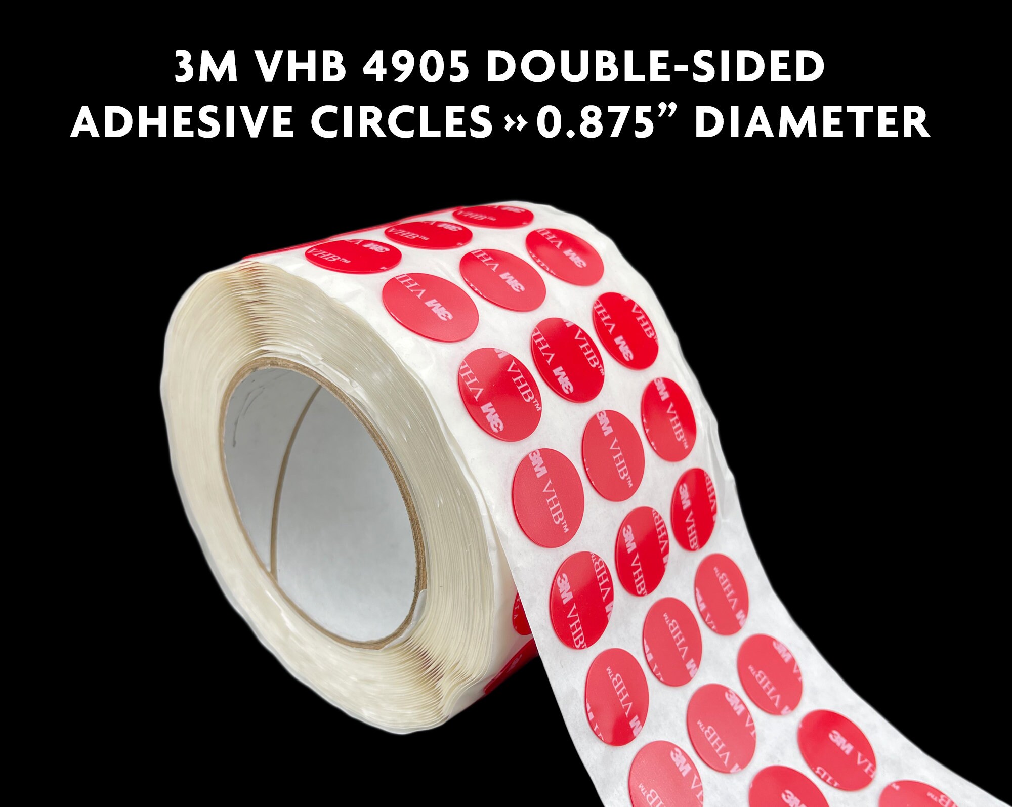 3M VHB 4905 8.5x11 Double Sided Strong Adhesive 0.5mm thickness Clear  Transparent Sheets