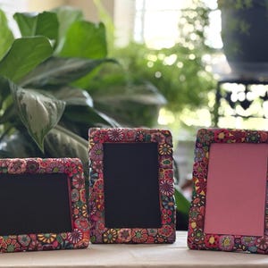 Whimsical floral 4 x 6 frame