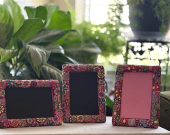 Whimsical floral 4 x 6 frame