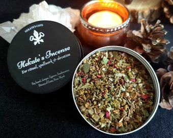 Hekate's Incense - Hecate, Ritual, Hekatean Witchcraft, Goddess, Offering, Devotion, Spellwork,  Loose Incense