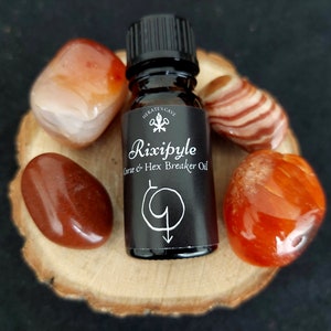 Hekatean Curse & Hex Breaker Dressing Oil Rixipyle, Breaker of Chains, Hecate, Hekate, Witch, Witchcraft, Condition oil afbeelding 1