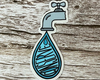 Conserve Water Sticker