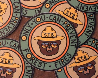 Prevent Forest Fires Sticker