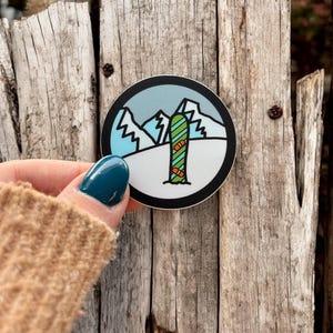 Skiing Sticker!