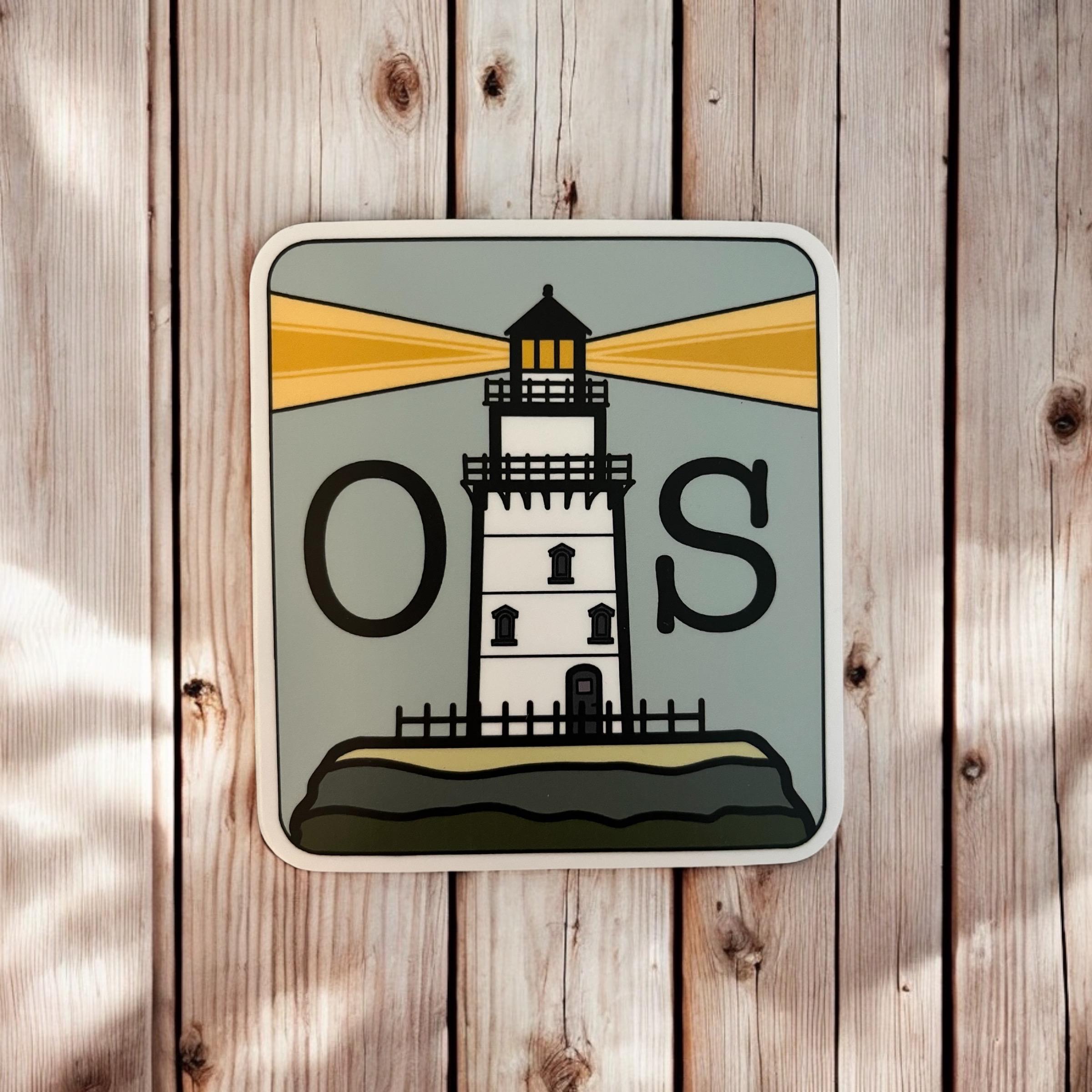 Old Saybrook Lighthouse Sticker