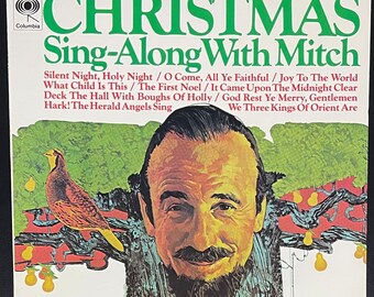 Vintage Vinyl - Mitch Miller and the Gang - Christmas Sing-Along With Mitch - 1958 - Columbia - 3C 38298 - VG+ / Vinyl Album