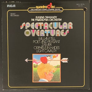 Vintage Vinyl - Eugene Ormandy and The Philadelphia Orchestra - Spectacular Overtures - Classical/Pop - RCA Records - 1974 - VG+