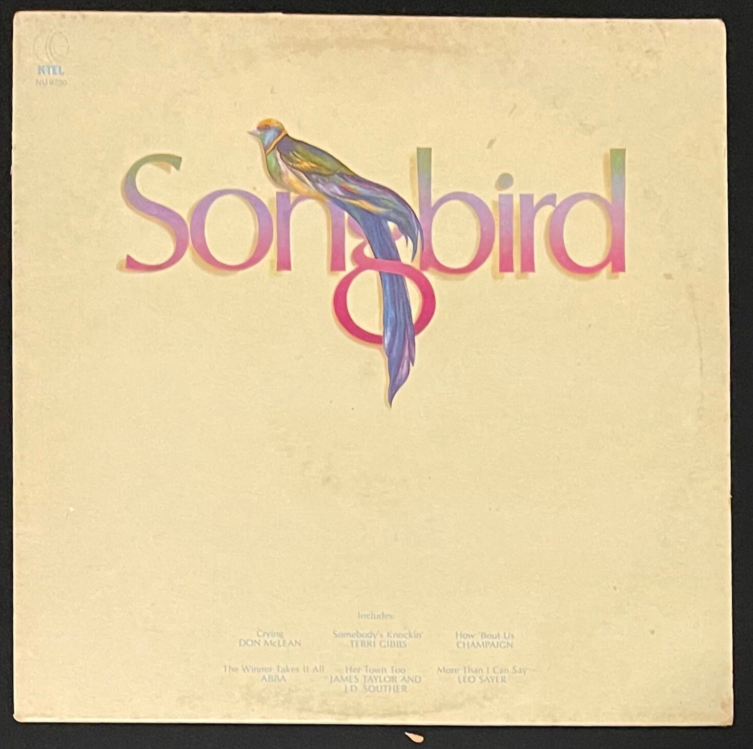 Vintage Vinyl Various Artists Songbird Rock/pop K-tel 