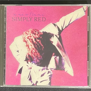 Vintage CD - Simply Red - A New Flame - 1989 -  Pop/Rock/Funk/Soul - Elektra/Eastwest Records - VG+
