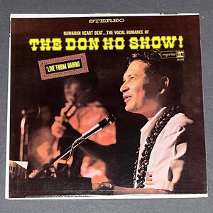 Vintage Vinyl - The Don Ho Show - Live from Hawaii -1965 - Island Music - Easy Listening - VG+