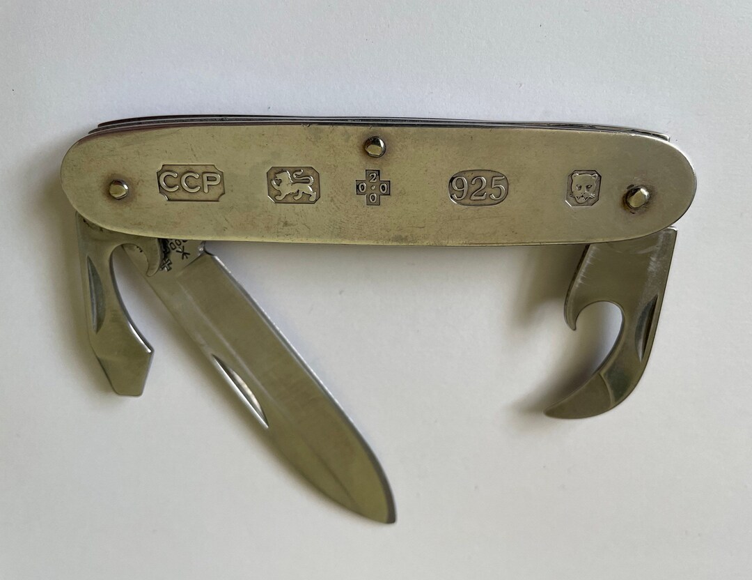 Vintage Sterling Silver Pen Knife London 2000 Etsy