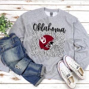 Oklahoma Sooner PNG, Digital file, OU Sublimation image