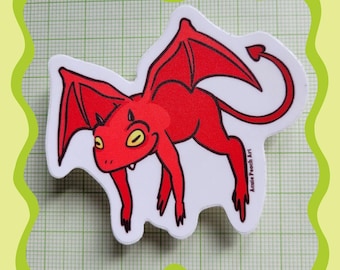 Devil Frog Vinyl Sticker