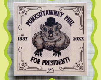 Phil for President Sticker