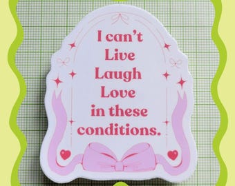 Live Laugh Love Vinyl Sticker