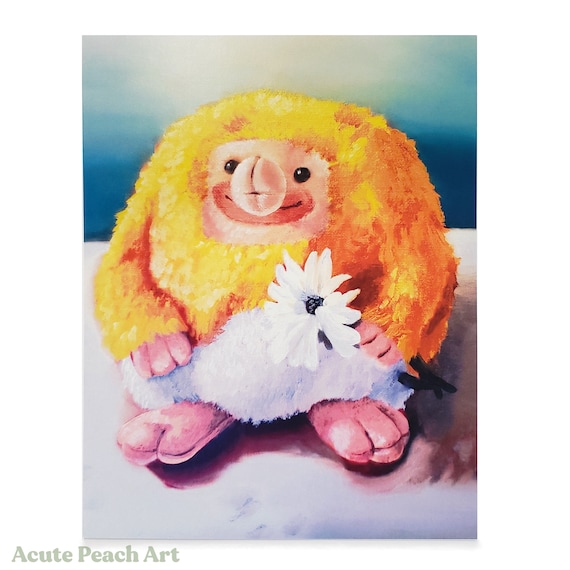 Proboscis Monkey Plush Print Etsy