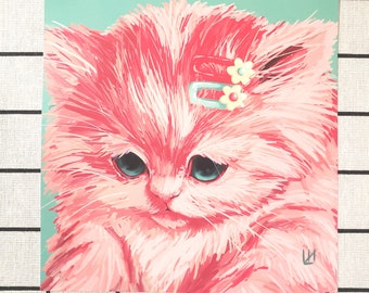 Sad Kitten Print