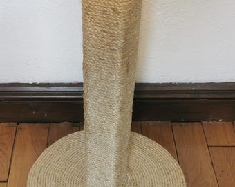 Sisal Cat Scratch Post / Cat Pole Vegan Friendly By Playtime4Pets