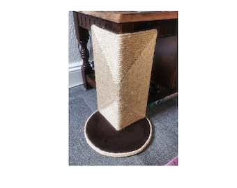 Freestanding Corner Cat Scratching Post - Furniture Protector - Sofa Cat Scratch Post by Playtime4Pets