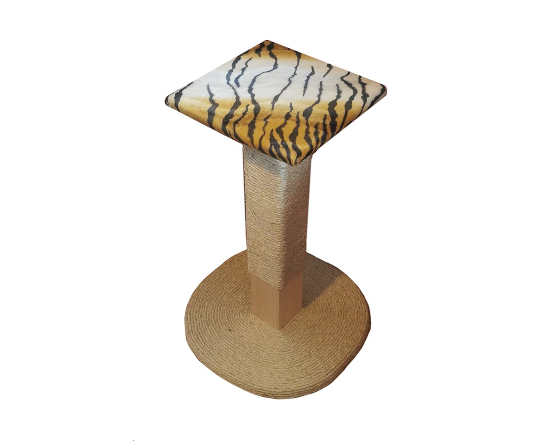 Chunky Cat Scratching Post With Platform Cat Scratch Post With Etsy