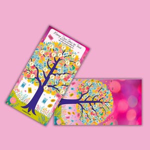 Money Does Grow On Trees Savings Challenge | Save 100 or 200 Pounds | Cash Stuffing Tracker | Budget Binder Insert UK | Money Saving