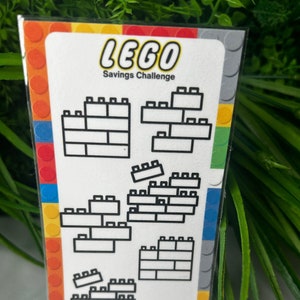 Desafio de economia de Lego | The Budget Mum uk | Rastreador de orçamento para crianças ou adultos