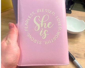 She Is A6 Binder | Personalised | Cash Envelopes | Budget Mum UK