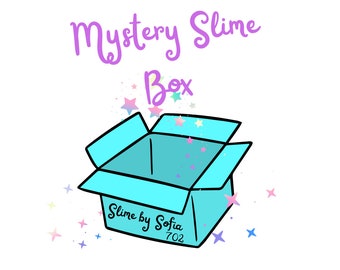 Große Mystery Slime Box für Kinder Beste Mystery Box Cute Mystery Kit Günstige Slime Mystery Box Glitter Freebies Bestes Überraschungsspielzeug