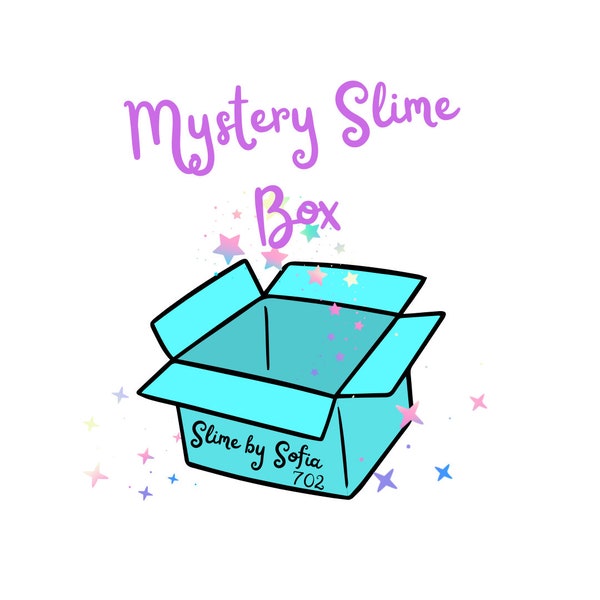 Large Mystery slime Box For Kids Best Mystery Box Cute Mystery Kit Cheap Slime Mystery Box Glitter Freebies Best Surprise Toy