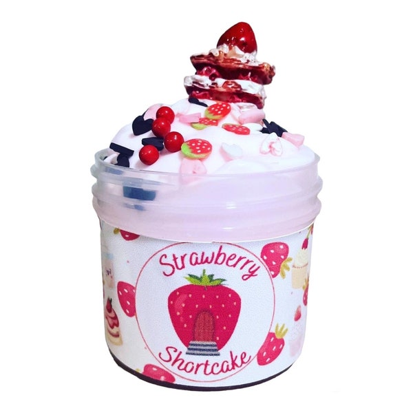 Charlotte aux fraises Slime de la Saint-Valentin par Sofia 702 slime boutique de slime boutique de slime abordable