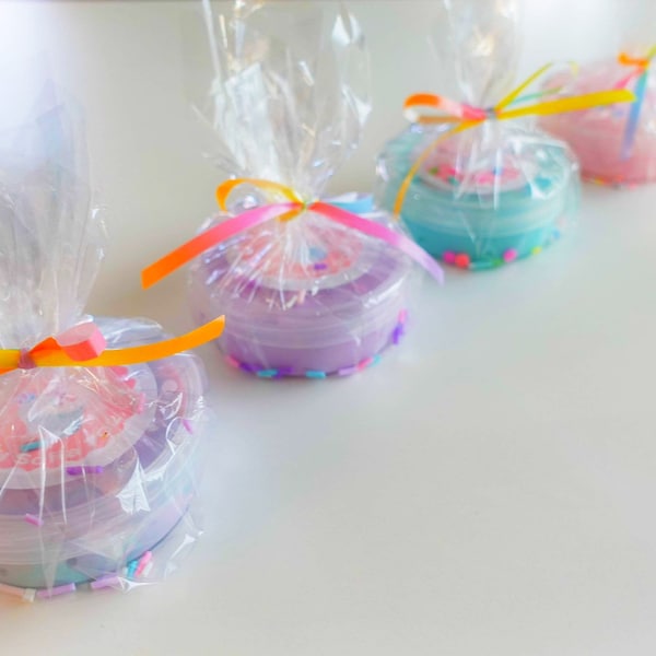 Slime Party Favors (Includes wrapping) slime birthday party favor ideas for party birthday party gifts party giveaways kids party favors